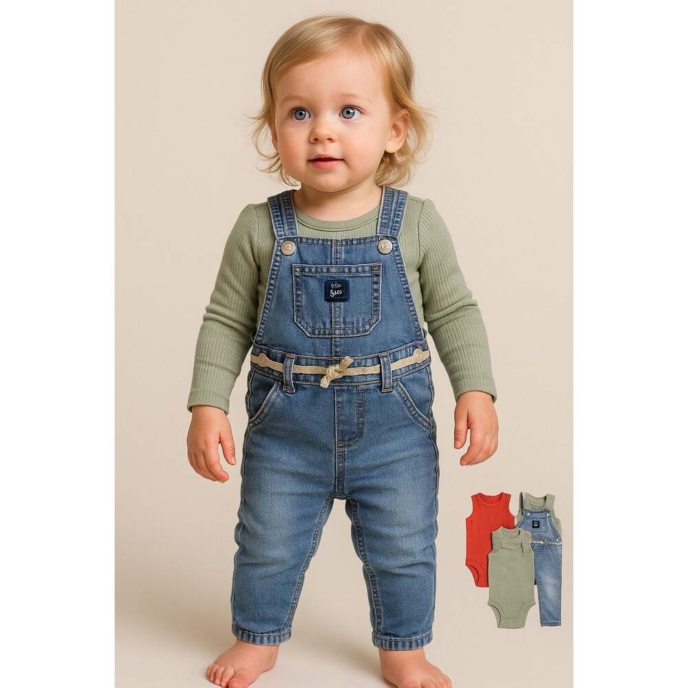 Baby B’gosh Denim Overalls 18M | Baby Girl Blue Jean Jumper Pants